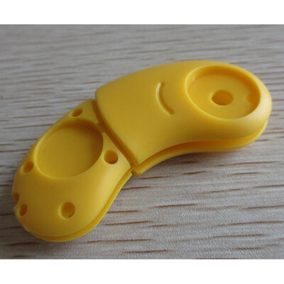 Customized Yellow Blade Holder with Matte Finish via Single Shot Injection Molding